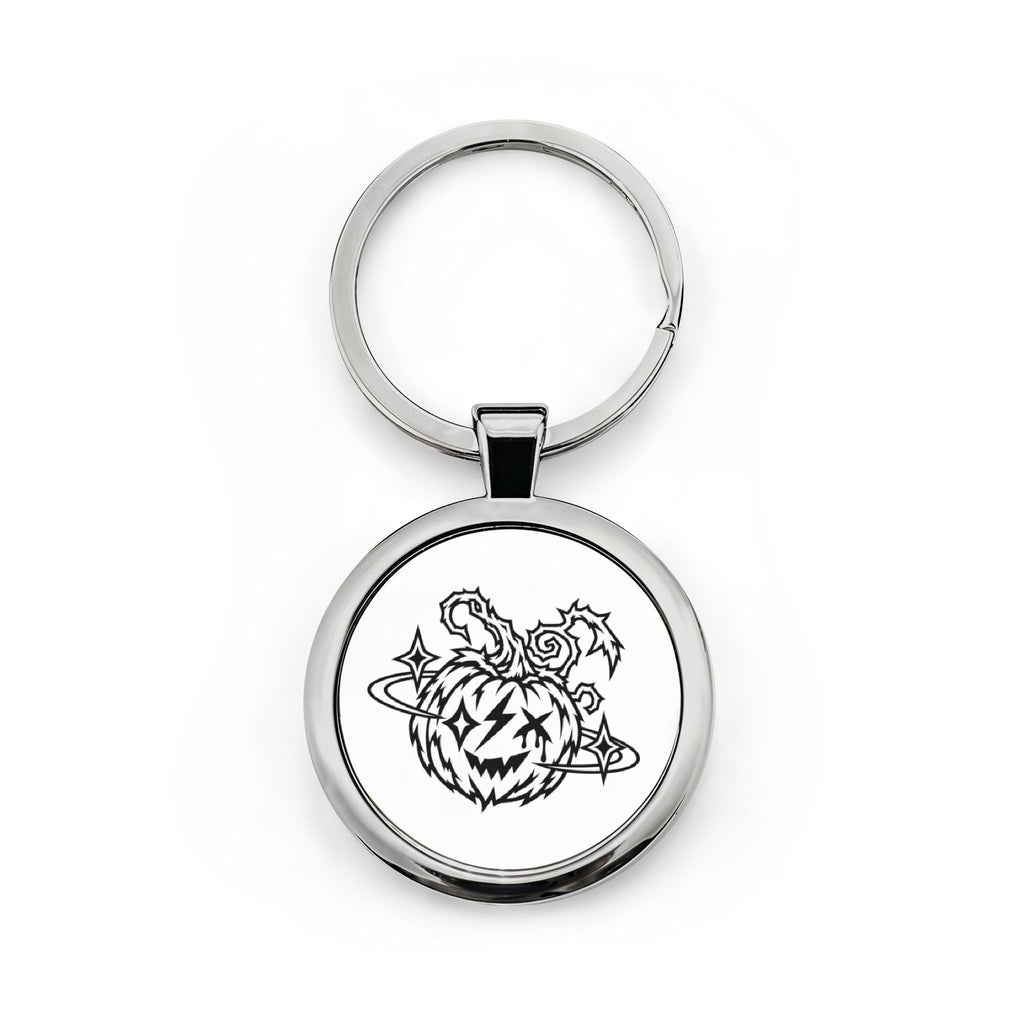 Round Stainless Steel Keychain